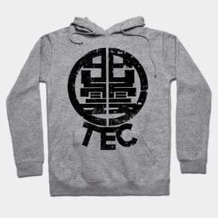 Kaiju No. 8 Anime Black and White Icons Izumo Tech Company Logo Anti-Kaijuu Weapon Maker Symbol KN8-6 Hoodie